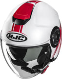 Urban Motorcycle Helmet Hjc I40N Advanced Polycarbonate Mc1 Vision Size 09 L