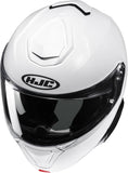 Flip-Up Motorcycle Helmet Hjc I91 Advanced Polycarbonate Composite Pearl White Size 07 S