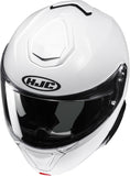Flip-Up Motorcycle Helmet Hjc I91 Advanced Polycarbonate Composite Pearl White Size 10 Xl