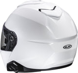 Flip-Up Motorcycle Helmet Hjc I91 Advanced Polycarbonate Composite Pearl White Size 10 Xl