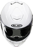 Flip-Up Motorcycle Helmet Hjc I91 Advanced Polycarbonate Composite Pearl White Size 10 Xl