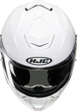 Flip-Up Motorcycle Helmet Hjc I91 Advanced Polycarbonate Composite Pearl White Size 09 L