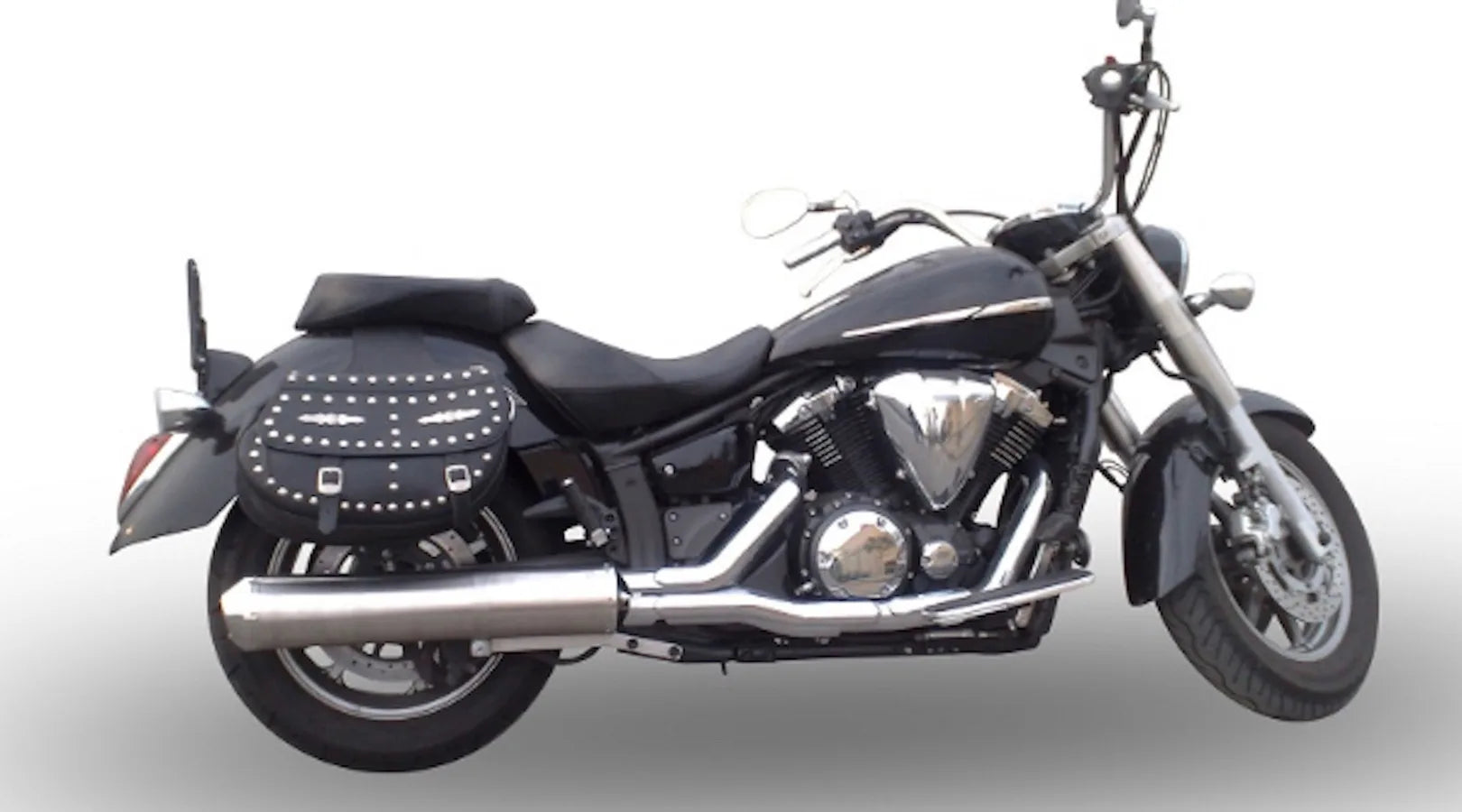 Catalytic Exhaust Tip With Sound Certification Bomb Stainless Steel - Gpr Compatible With Yamaha Xvs 1300 Midnight Star (2006-2014)