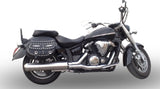 Exhaust Tip With Noise Certification Bomb Stainless Steel - Gpr Compatible With Yamaha Xvs 1300 Midnight Star (2006-2014)