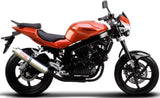 Exhaust Tip With Noise Certification Tondo Stainless Steel - Gpr Compatible With Hyosung Comet 250 Gt - R (2001-2014)