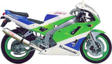 Exhaust Tip With Noise Certification Tondo Stainless Steel - Gpr Compatible With Kawasaki Zxr 400 R (1990-1998)