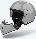 Urban Motorcycle Helmet Airoh J 110 - J198 Composite Carbon Concrete Gloss Color Size M