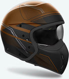 Urban Motorcycle Helmet Airoh J 110 - J1S29 Composite Carbon Matte Bronze Slim Size M