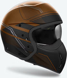 Urban Motorcycle Helmet Airoh J 110 - J1S29 Composite Carbon Matte Bronze Slim Size S