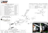 Exhaust Tip With Noise Certification Suono Steel Black Carbon - Mivv Compatible With Kawasaki Zx 6R 636 (2013-2016)