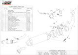Non-Catalytic Exhaust Tip With Sound Certification Gp Carbon - Mivv Compatible With Kawasaki Z 750 R (2011-2014)