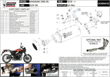 Exhaust Tip With Noise Certification Gppro Carbon - Mivv Compatible With Kawasaki Z 900 Rs (2018-2024)