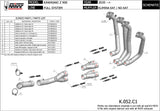 Non-Catalytic Exhaust Manifolds Stainless Steel - Mivv Compatible With Kawasaki Z 900 (2020-2024)