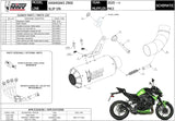 Exhaust Tip With Noise Certification Mk3 Carbon - Mivv Compatible With Kawasaki Z 900 (2020-2024)
