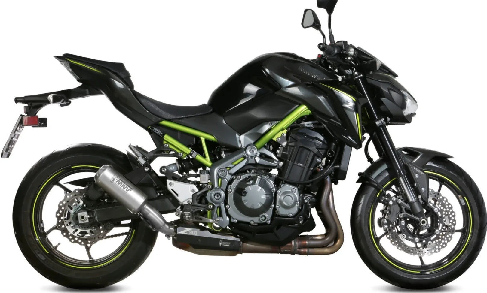 Exhaust Tip With Noise Certification Mk3 Stainless Steel - Mivv Compatible With Kawasaki Z 900 A2 (2017-2024)