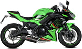 Complete Catalytic Exhaust System With Sound Certification Oval Carbon Carbon - Mivv Compatible With Kawasaki Z 650 (2024)