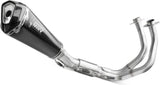 Complete Catalytic Exhaust System With Sound Certification Delta Race Steel Black Carbon - Mivv Compatible With Kawasaki Z 650 (2024)