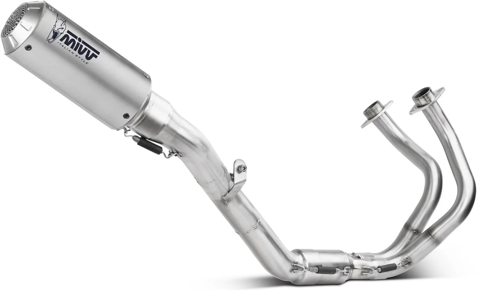 Complete Exhaust System Without Catalytic Converter And Without Sound Certification Mk3 Stainless Steel - Mivv Compatible With Kawasaki Ninja 650 (2024)
