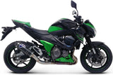 Complete Exhaust System Without Catalytic Converter And Without Sound Certification Relevance Carbon Carbon Cap - Termignoni Compatible With Kawasaki Z 800 (2013-2017)