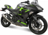 Exhaust Tip Without Sound Certification Gp2R-Rht Titanium Aluminium Cap - Termignoni Compatible With Kawasaki Ninja 400 (2018-2020)