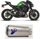 Exhaust Tip Without Sound Certification Gp2R-Rht Titanium Aluminium Cap - Termignoni Compatible With Kawasaki Z 900 (2017-2020)