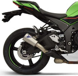 Exhaust Tip Without Sound Certification Gp2R-R Stainless Steel - Termignoni Compatible With Kawasaki Zx 10R - Rr (2020-2023)