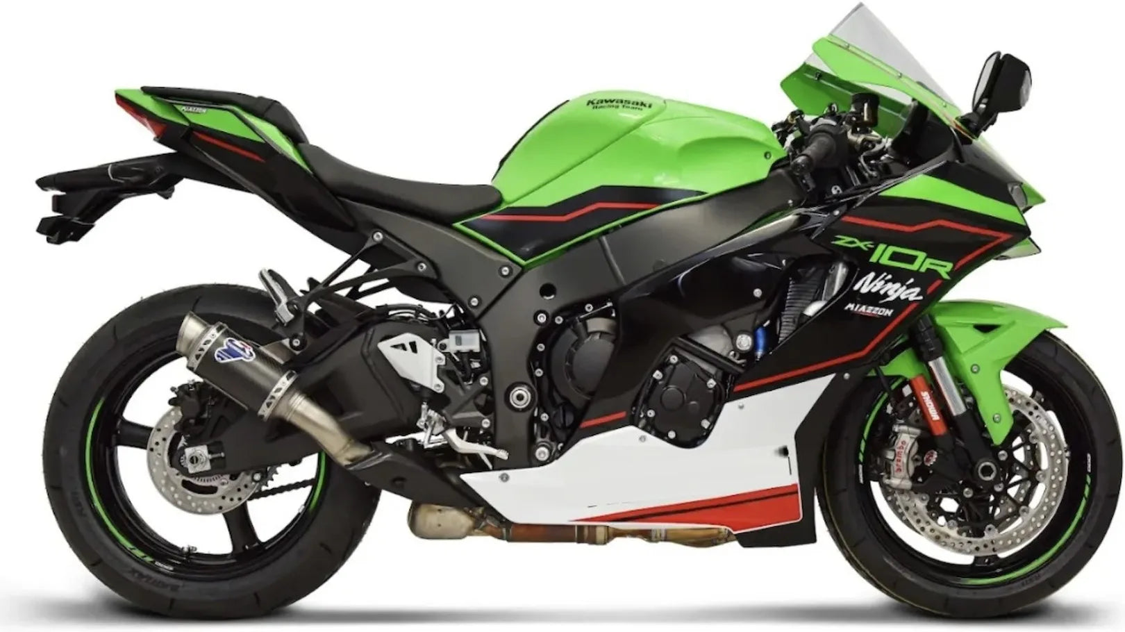 Exhaust Tip Without Sound Certification Gp Carbon - Termignoni Compatible With Kawasaki Zx 10R - Rr (2020-2023)