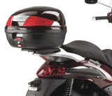 Top Case K47Nt Manta 47 Lt + Rear-Rack Monolock - Kappa Moto Compatible With Piaggio Beverly 125 - 200 (2001-2004)