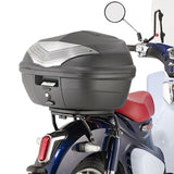 Top Case K29N 29 Lt + Rear-Rack Monolock - Kappa Moto Compatible With Honda Super Cub C125 (2018-2021)