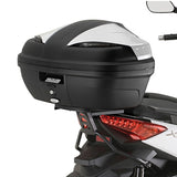 Top Case K30Nt 30 Lt + Rear-Rack Monolock - Kappa Moto Compatible With Mbk Evolys 125 - 250 (2014-2017)