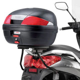 Top Case K47Nt Manta 47 Lt + Rear-Rack Monolock - Kappa Moto Compatible With Sym Citycom 300 (2008-2019)