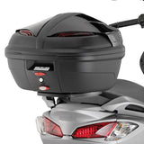 Top Case K42N 42 Lt + Rear-Rack Monolock - Kappa Moto Compatible With Suzuki Uh 125 - 200 Burgman Abs (2014-2021)