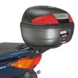 Top Case K29N 29 Lt + Rear-Rack Monolock - Kappa Moto Compatible With Yamaha Cignus X 125 (2007-2015)