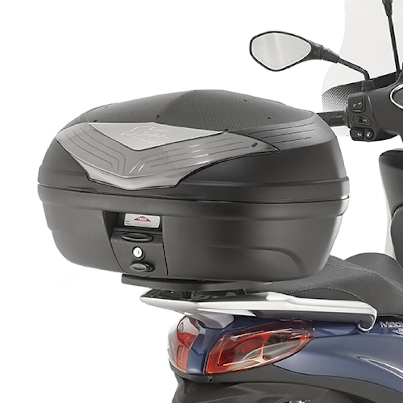 Rear Rack Monolock - Kappa Moto Compatible With Piaggio Medley 125 - 150 (2016-2019)