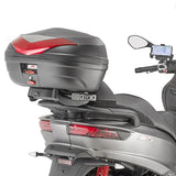 Top Case K29Nt 29 Lt + Rear-Rack Monolock - Kappa Moto Compatible With Piaggio Mp3 350 - 500 Business (2018-2021)