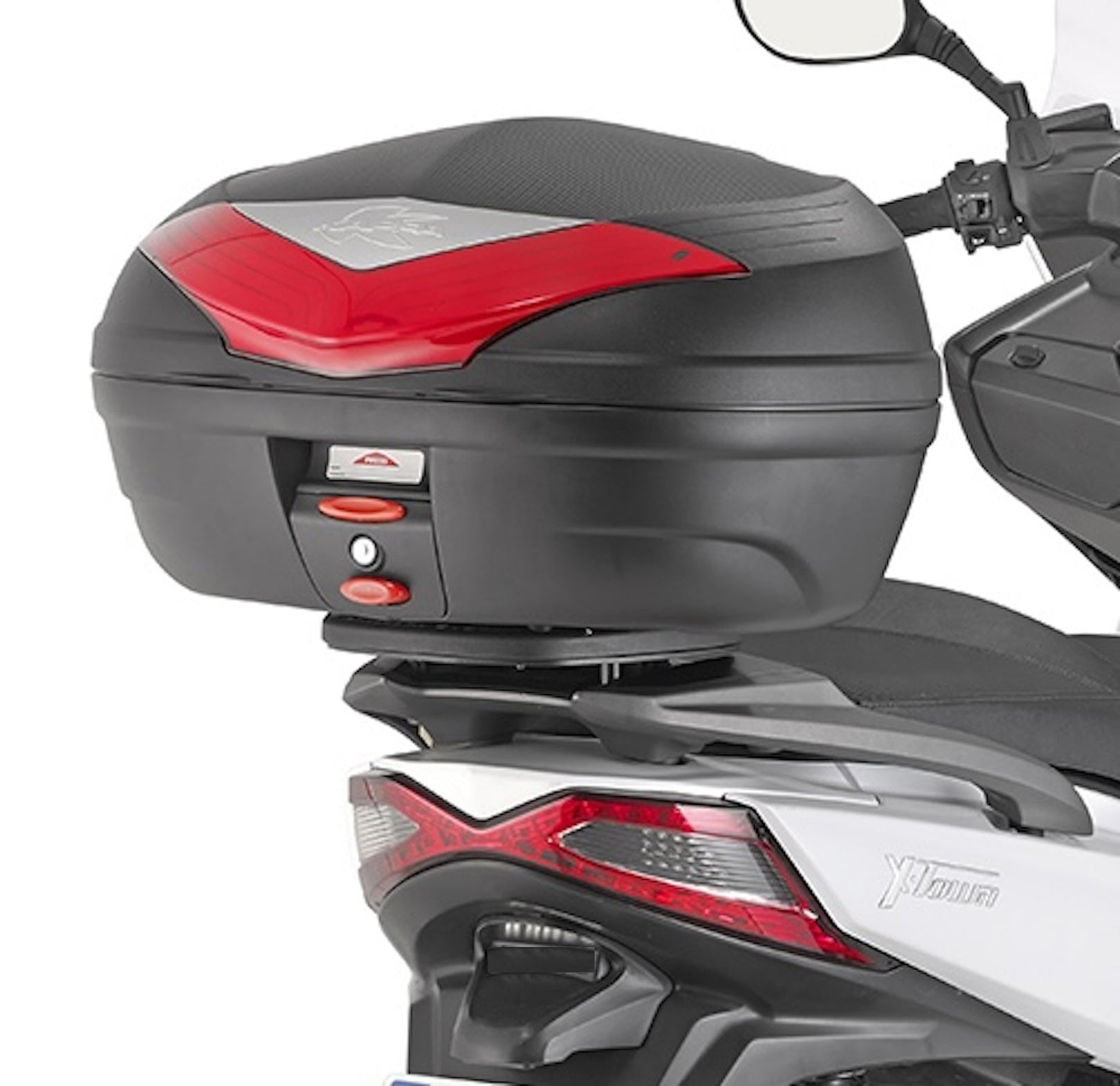 Top Case K29N 29 Lt + Rear-Rack Monolock - Kappa Moto Compatible With Kymco Xtown 125 - 300 (2016-2023)