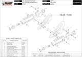 Dual Non-Catalytic Exhaust System With Sound Certification Suono Stainless Steel Carbon - Mivv Compatible With Ktm 990 Supermoto R (2007-2013)