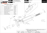 Catalytic Exhaust Tip With Sound Certification Suono Steel Black Carbon - Mivv Compatible With Ktm 640 Lc4 Adventure (2003-2006)