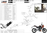 Complete Catalytic Exhaust System With Sound Certification Gp Steel Black - Mivv Compatible With Ktm 125 Duke (2011-2016)