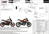 Non-Catalytic Exhaust Tip With Sound Certification Gppro Carbon - Mivv Compatible With Ktm Rc 390 (2017-2020)