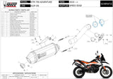 Exhaust Tip With Noise Certification Speed Edge Steel Black Carbon - Mivv Compatible With Ktm 790 Adventure R (2019-2020)