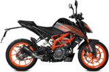 Uncatalysed Exhaust System Without Sound Certification Mk3 Steel Black - Mivv Compatible With Ktm 390 Duke (2021-2023)