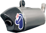 Exhaust Tip Without Sound Certification Titanium Carbon Cap - Termignoni Compatible With Ktm 250 2T (2017-2018)