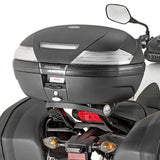Top Case Kgr52 Garda 52 Lt + Rear-Rack Monokey - Kappa Moto Compatible With Honda Cb 650 F (2017-2018)