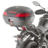 Top Case Kgr33 + Side-Bags Kmlw01 + Side-Case Holder - Kappa Moto Compatible With Yamaha Mt-07 (2018-2020)
