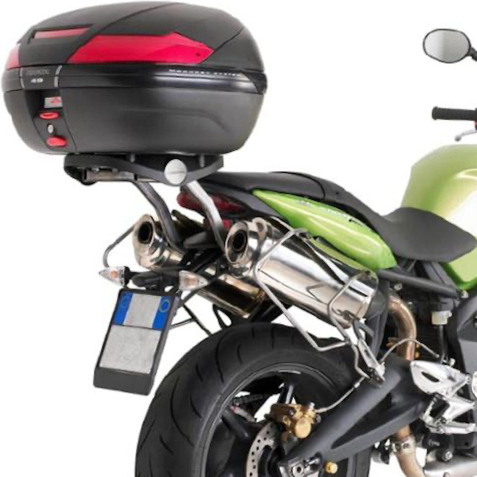 Rear-Rack Monokey - Kappa Moto Compatible With Triumph Street Triple 675 (2007-2012)