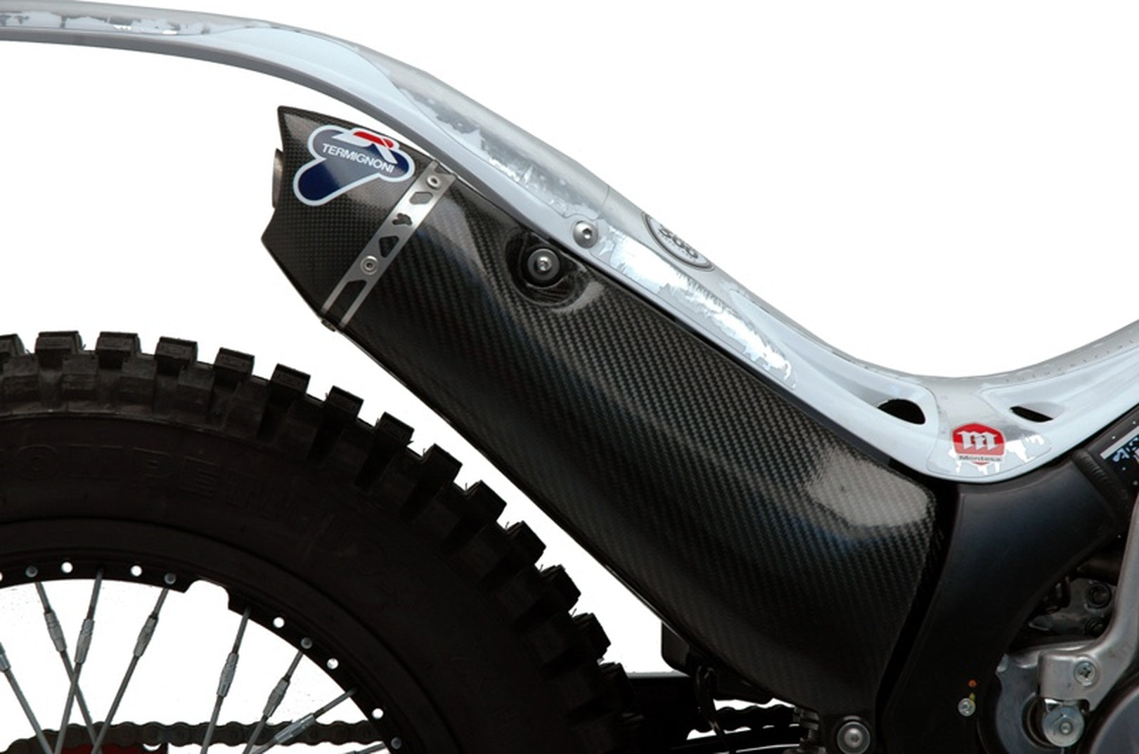 Complete Exhaust System Without Catalytic Converter And Without Sound Certification Carbon T Carbon Cap - Termignoni Compatible With Montesa 300 Rr