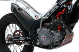 Complete Exhaust System Without Catalytic Converter And Without Sound Certification Carbon T Carbon Cap - Termignoni Compatible With Montesa 300 Rr