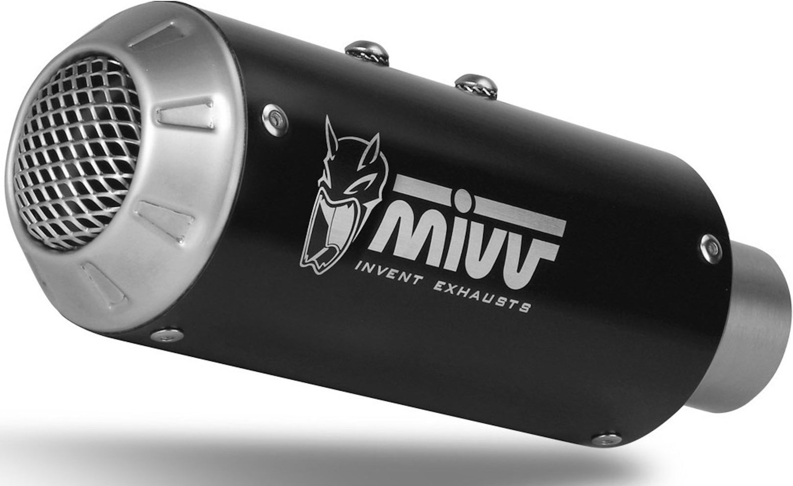 Uncatalysed Exhaust System Without Sound Certification Mk3 Steel Black - Mivv Compatible With Kawasaki Ninja 125 (2019-2024)