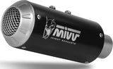 Exhaust Tip With Noise Certification Mk3 Steel Black - Mivv Compatible With Honda Cb 1000 R (2018-2024)